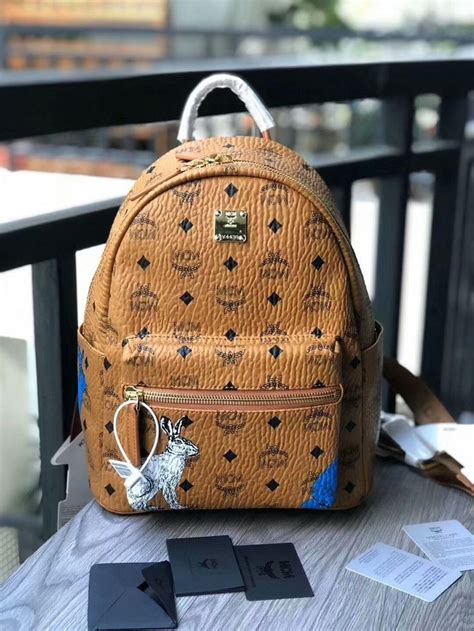 replica mcm backpack